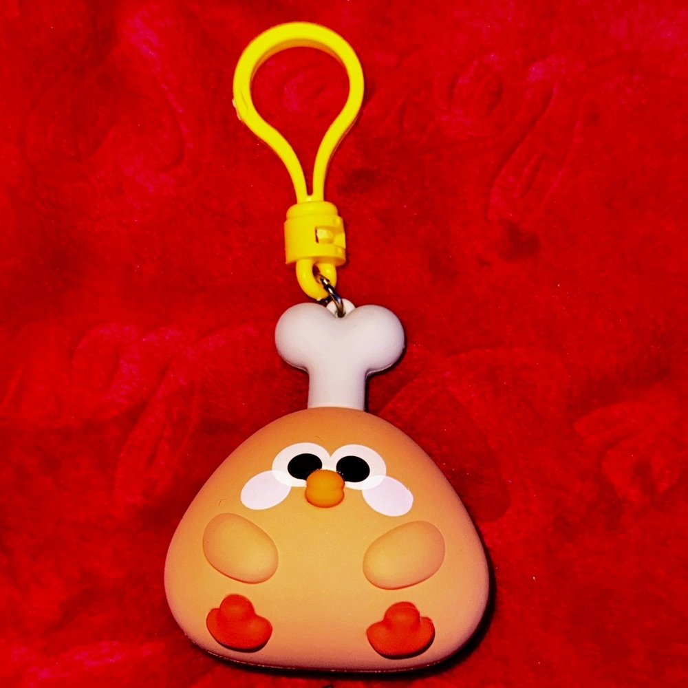 MINISO Lovely Chicken Fat Dundun Autumn Garden Keychain | Chicken Leg NO BOX
